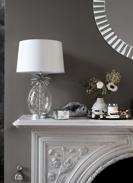 Laura Ashley Pineapple Large Table Lamp Clear – from Amos Lighting + Home