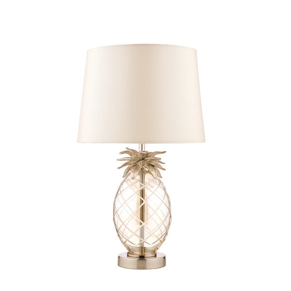 Laura Ashley Pineapple Small Table Lamp Champagne – from Amos Lighting + Home