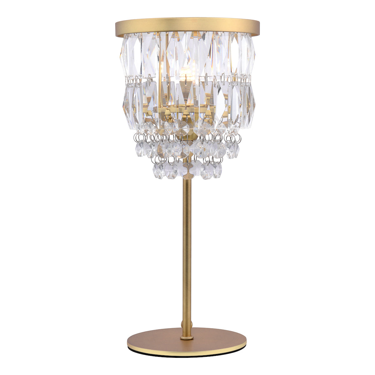 Laura Ashley Rhosill Table Lamp Crystal and Antique Brass – from Amos Lighting + Home