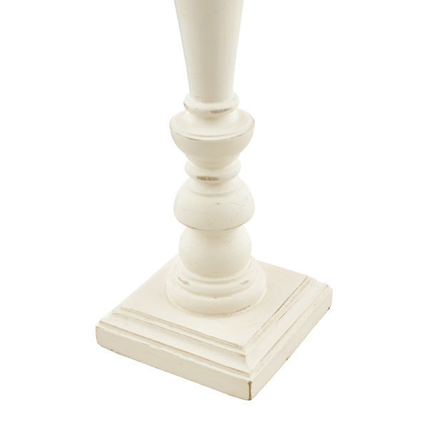 Laura Ashley Tate Wooden Table Lamp Distressed Off White Base – from Amos Lighting + Home