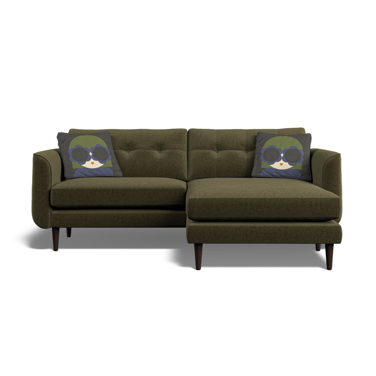 Orla Kiely Linden Large Sofa Chaise Right