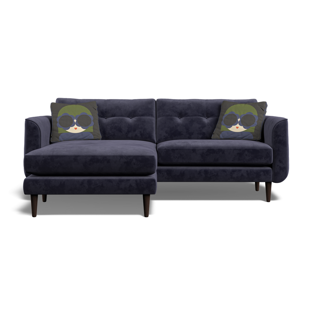 Orla Kiely Linden Large Sofa Chaise Left