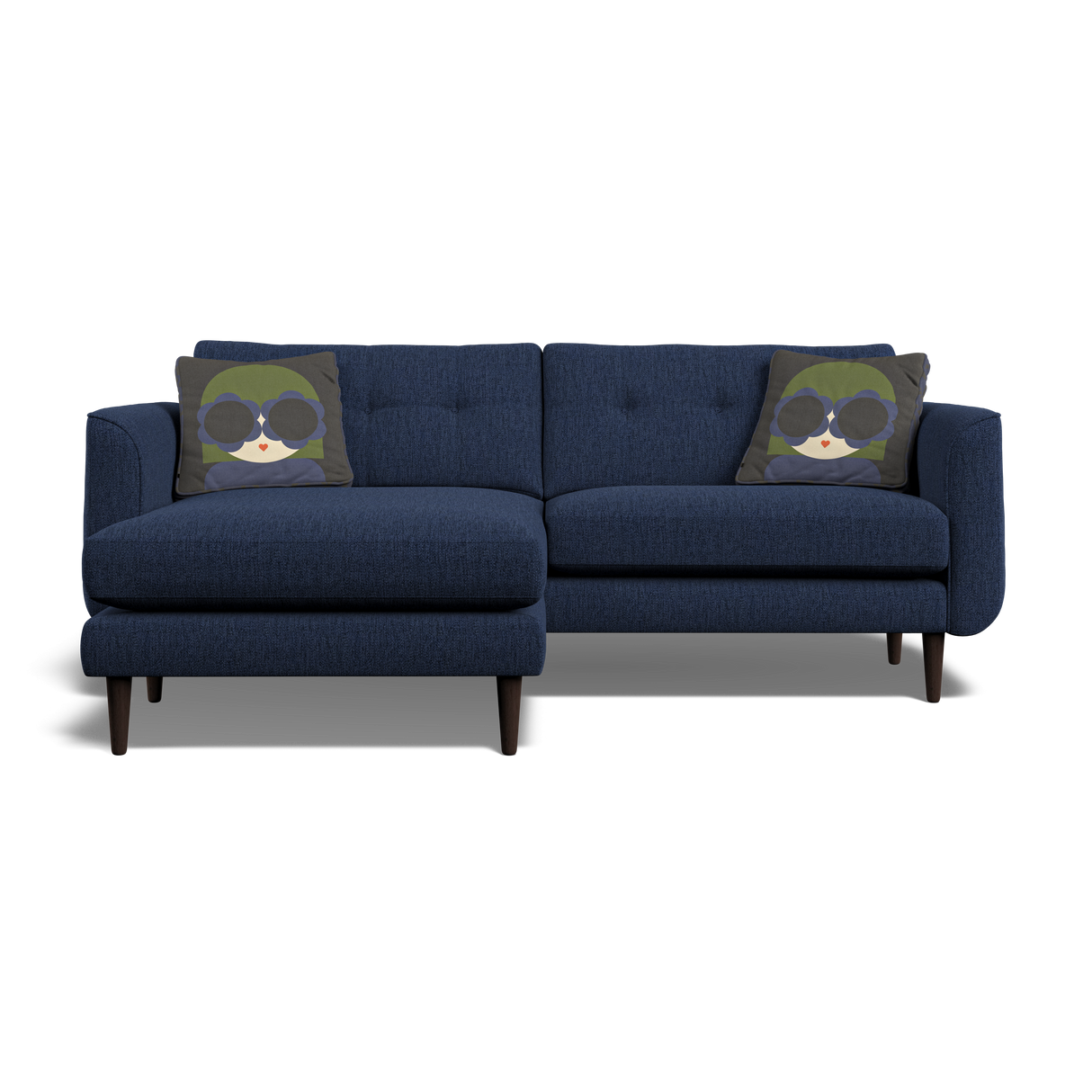 Orla Kiely Linden Large Sofa Chaise Left