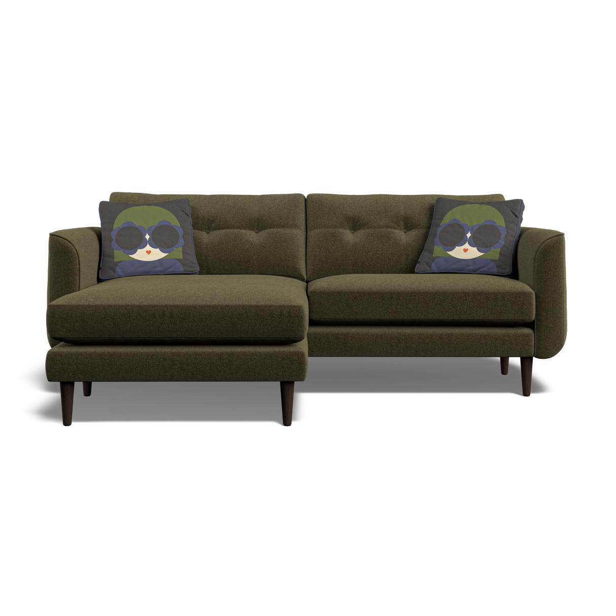 Orla Kiely Linden Large Sofa Chaise Left