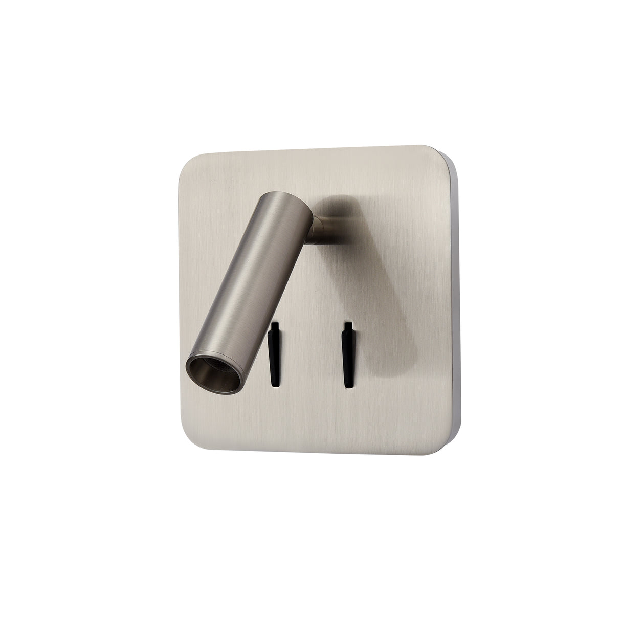 Franklite Luca Square Reading Wall Light Satin Nickel
