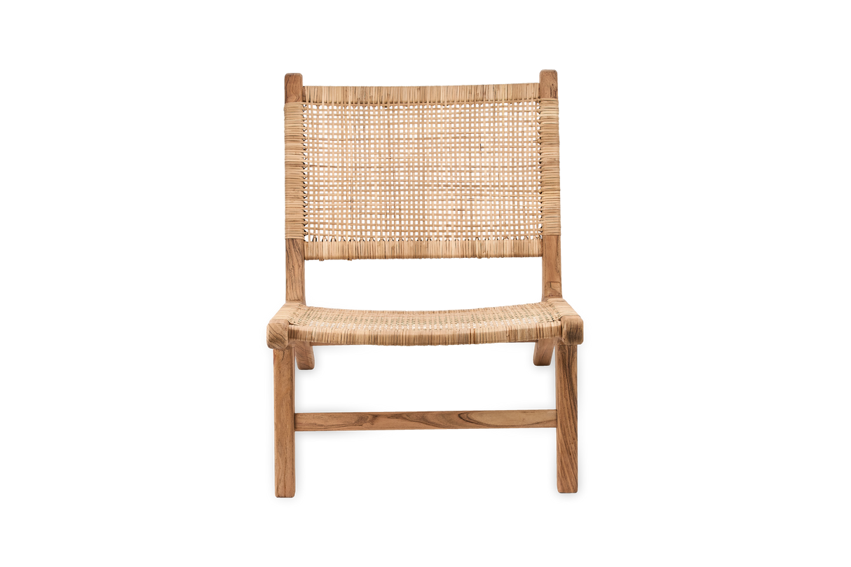 Nkuku Madrisana Acacia & Rattan Woven Chair