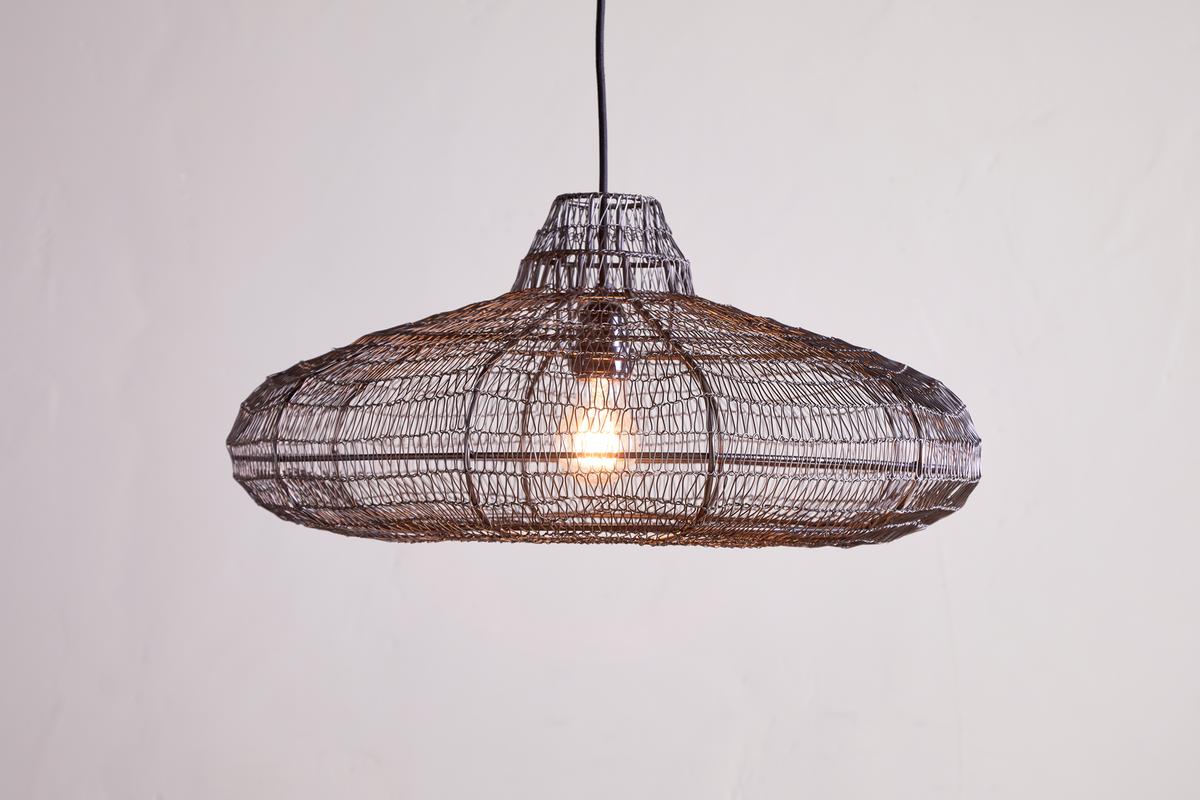 Nkuku Mukuni Wire Lampshade Bronze/Black