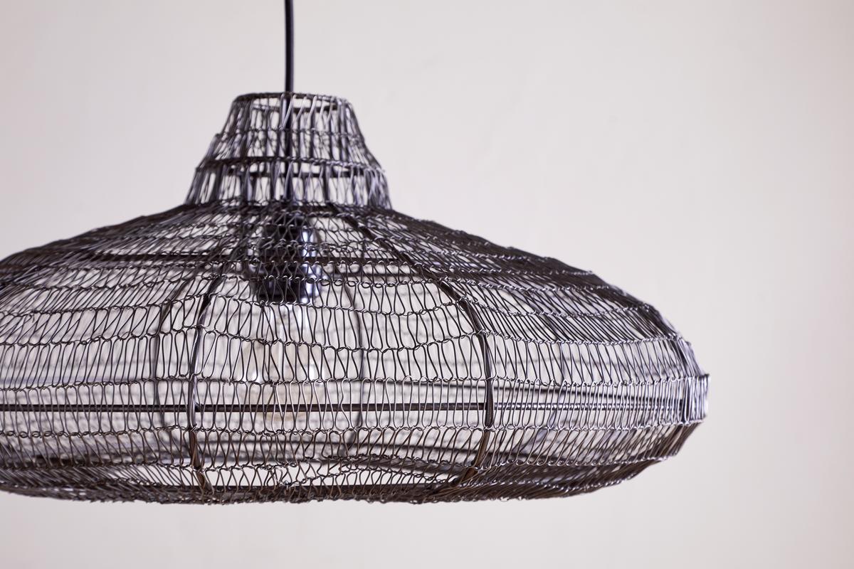 Nkuku Mukuni Wire Lampshade Bronze/Black