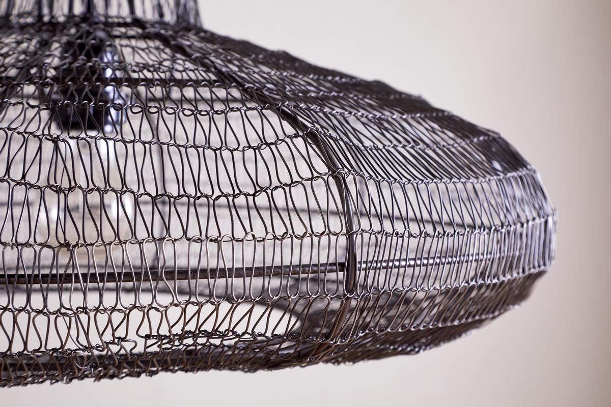 Nkuku Mukuni Wire Lampshade Bronze/Black