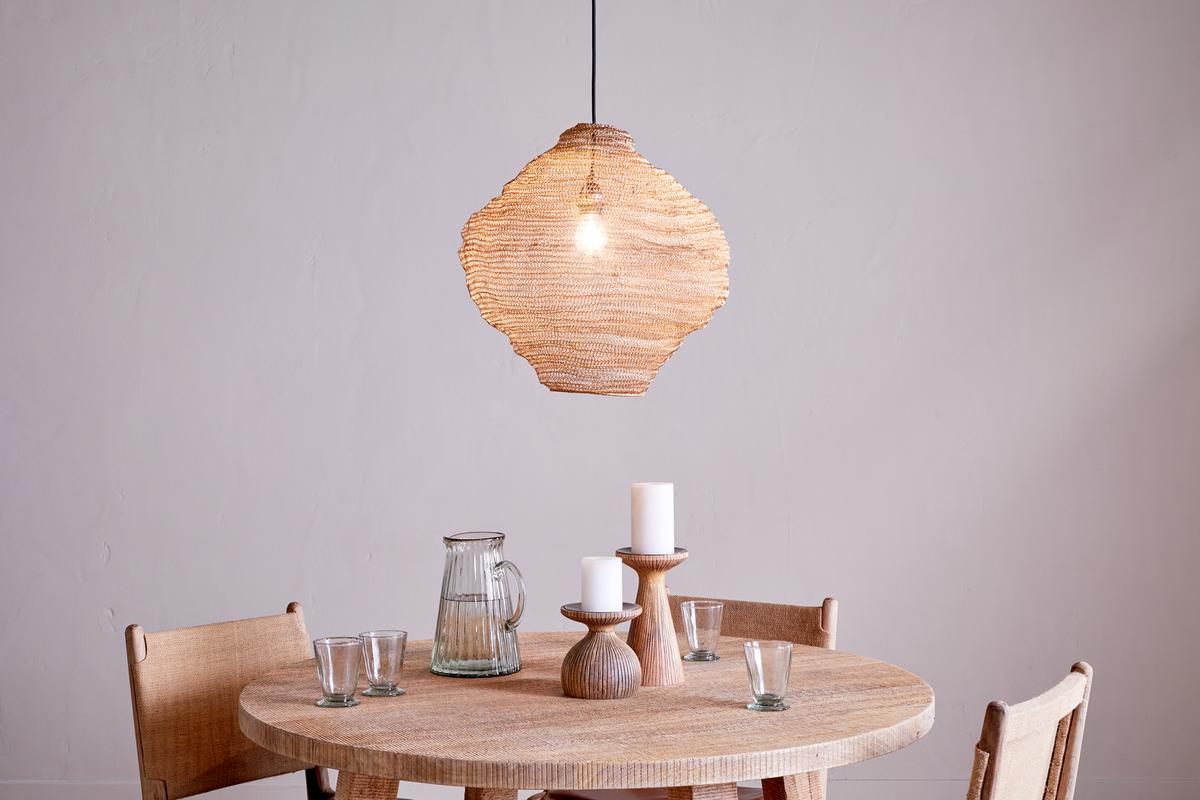 Nkuku Mukuni Wire Lampshade Brass Small