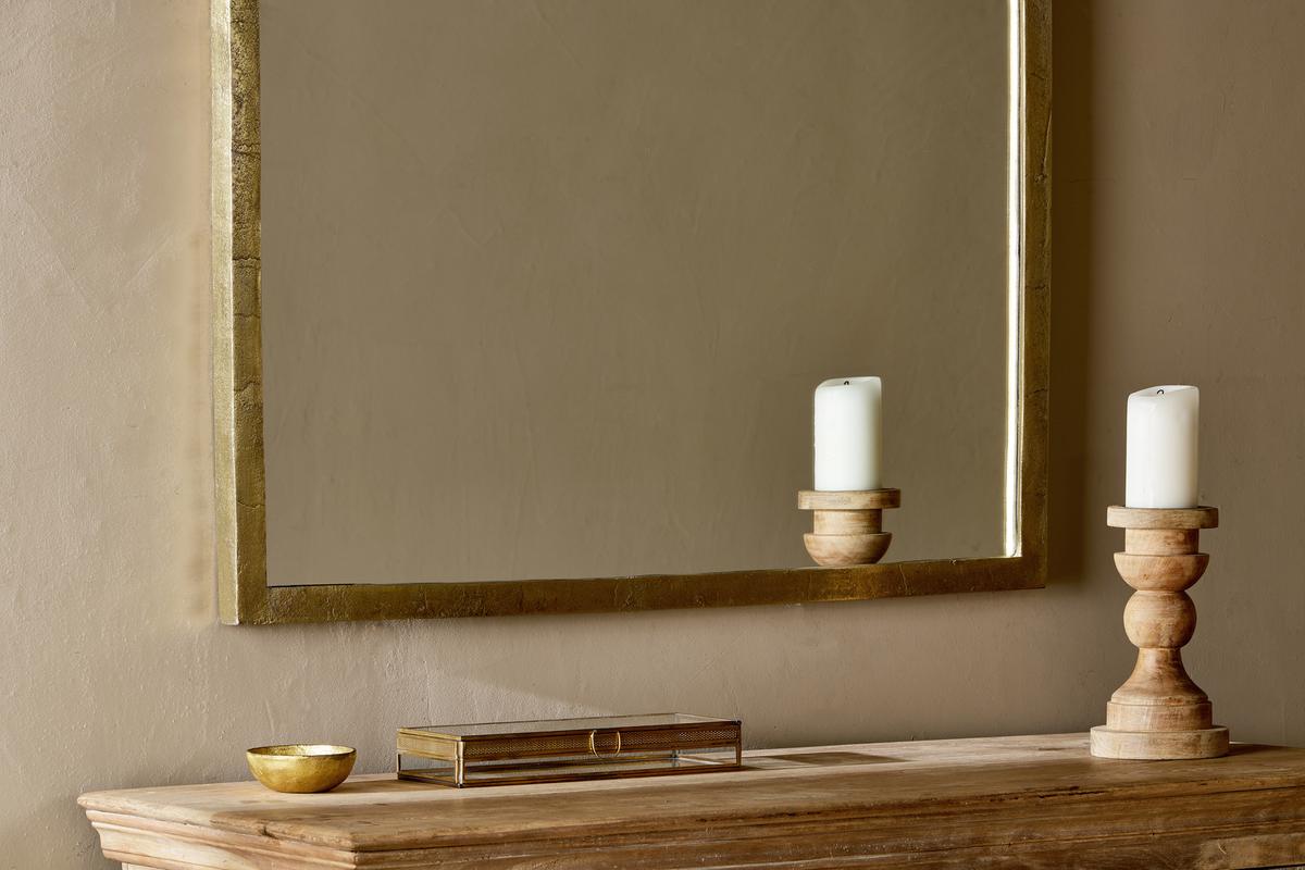 Nkuku Murwara Arch Mirror Antique Brass