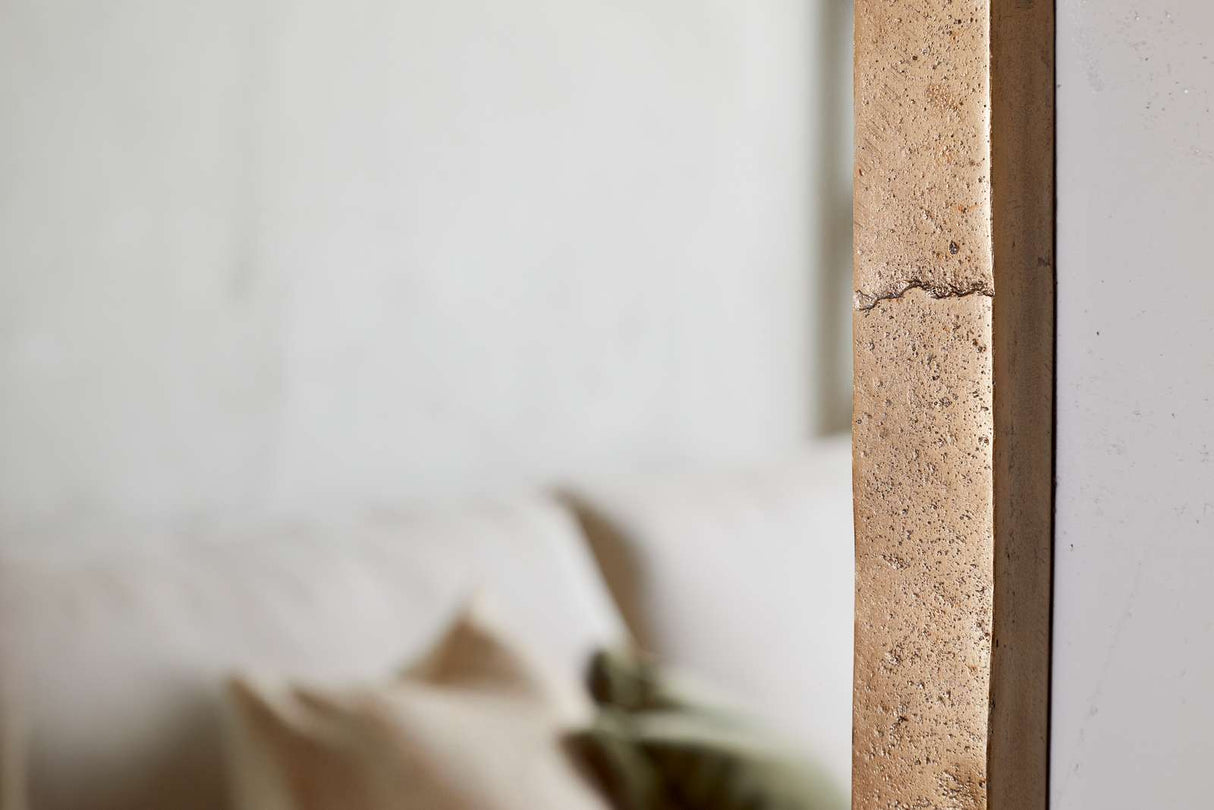 Nkuku Murwara Full Length Mirror Antique Brass