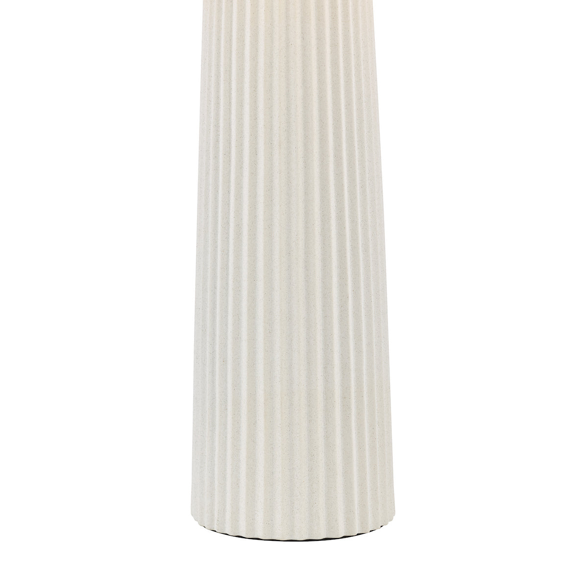 Dar Myla Ceramic Table Lamp White Base Only