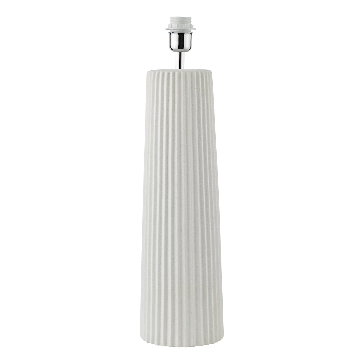 Dar Myla Ceramic Table Lamp White Base Only