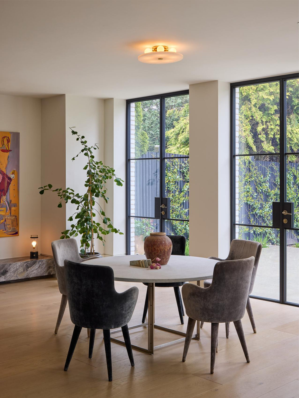 Tala Magma Wall Light 30cm Solid Brass with LED Bulb