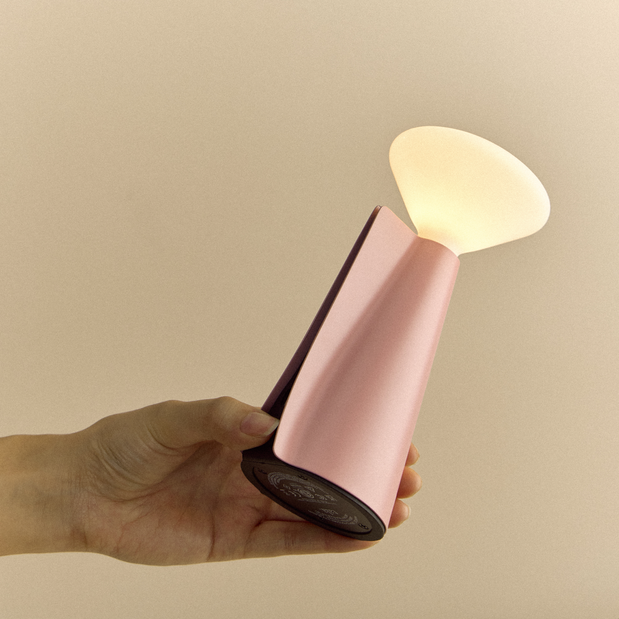 Tala Mantle Portable Lamp in Peony Pink