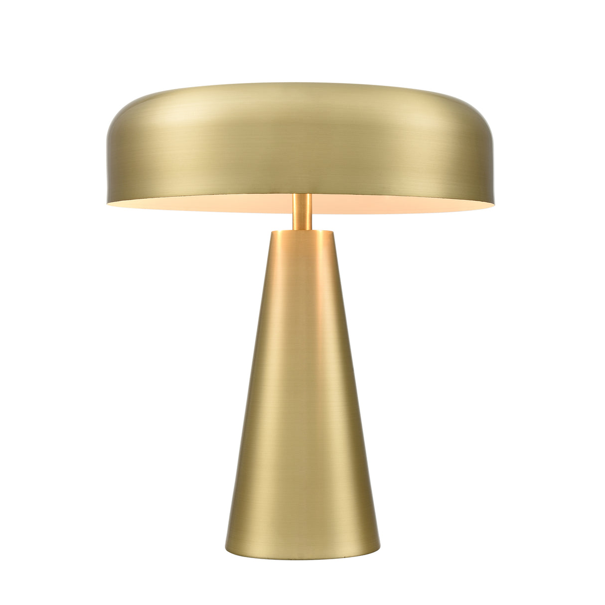 Franklite Mason Satin Brass Table Lamp