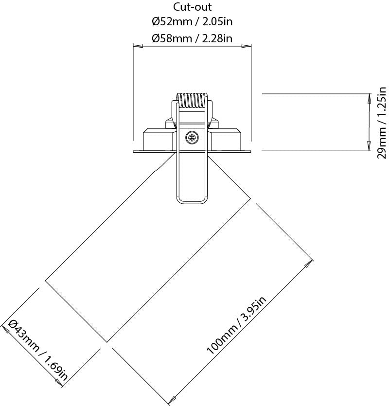 Orluna Cloud Mini Butterfly Spotlight