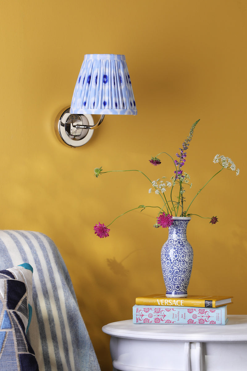 Dar Navarro LED Rechargeable Wall Light Polished Nickel Bracket Only