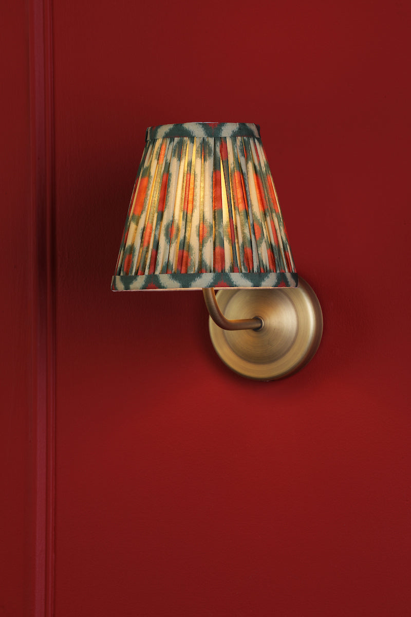 Dar Navarro LED Rechargeable Wall Light Matt Antique Brass Bracket Only