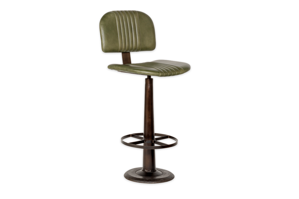 Nkuku Narwana Bar Chair Rich Green