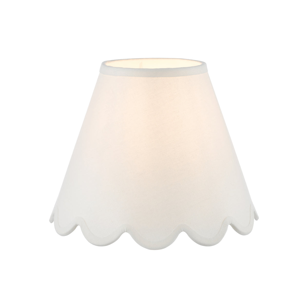 Dar Nerita Ivory Linen Tapered drum Shade 25cm