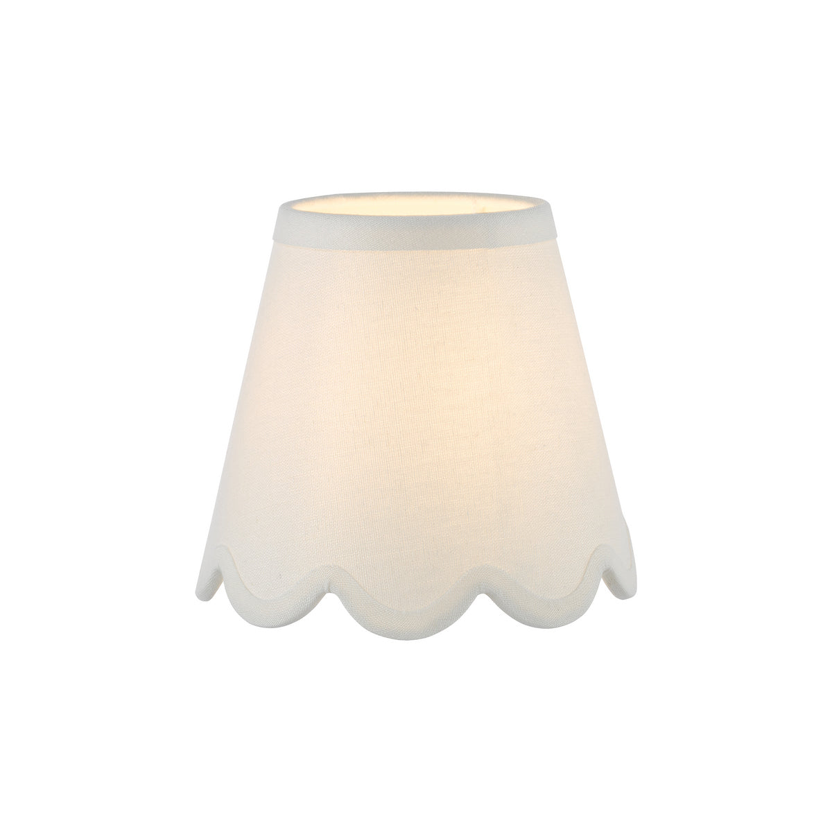 Dar Nerita Ivory Linen Tapered drum Shade 15cm