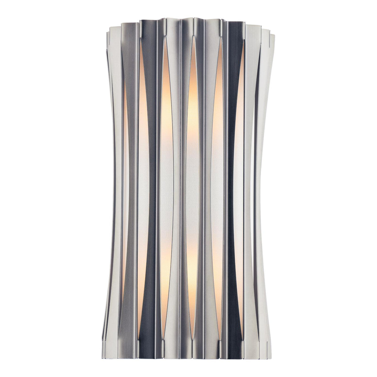 Dar Netra 2 Light Wall Light Satin Bronze and Ivory