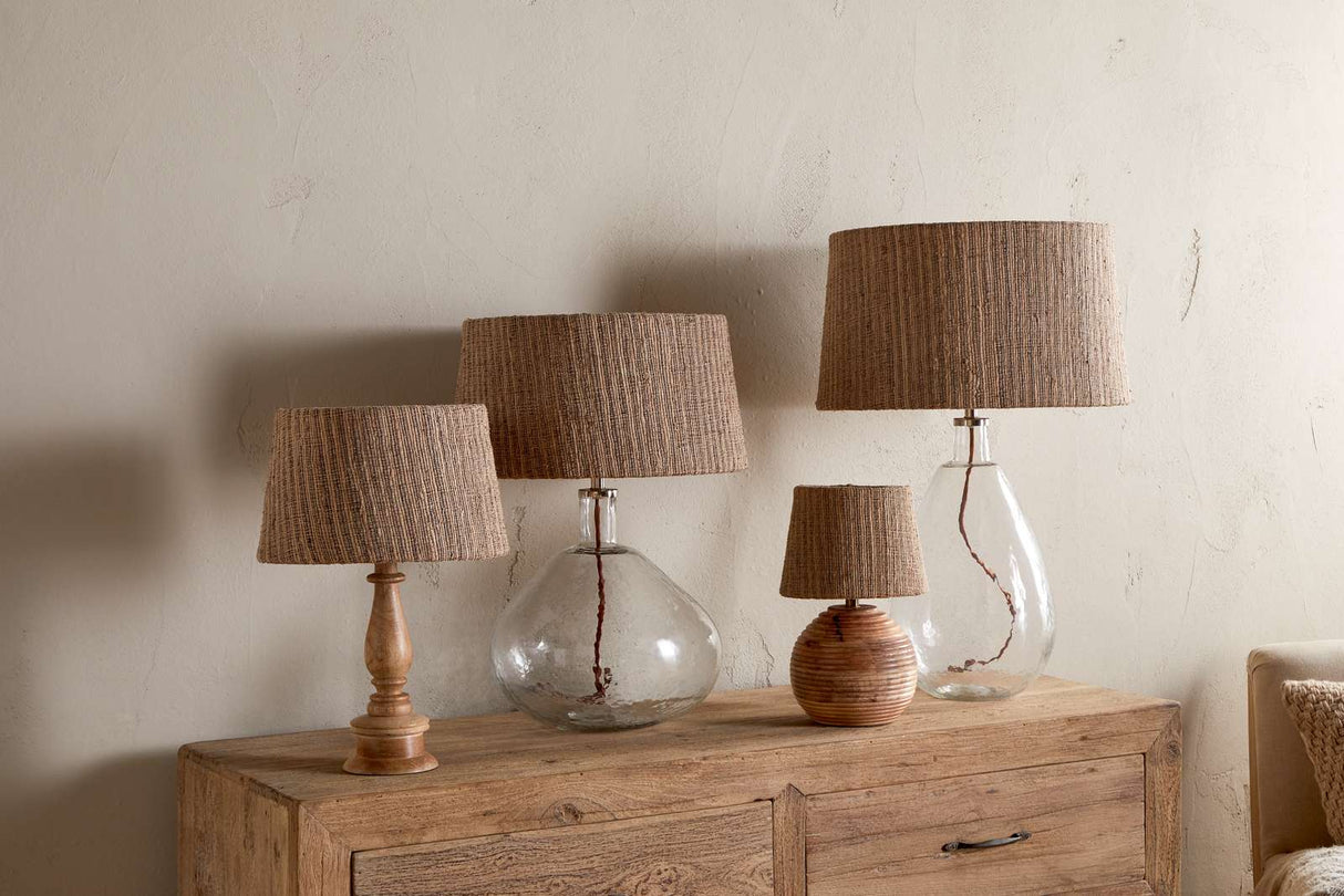 Nkuku Nadee Banana Leaf Lampshade Natural Large