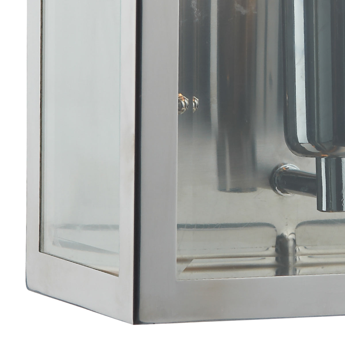 Dar Notary Outdoor Wall Light Stainless Steel IP44