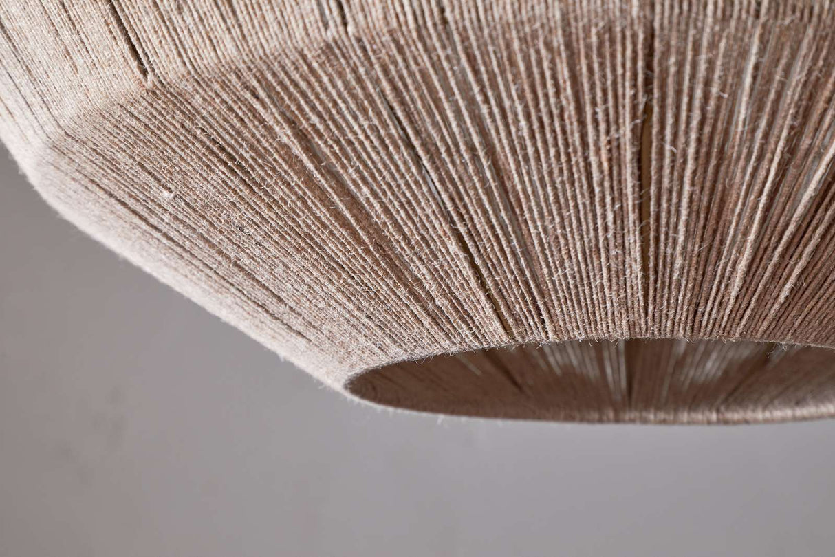 Nkuku Nilaveli Woven Jute Sphere Pendant Natural