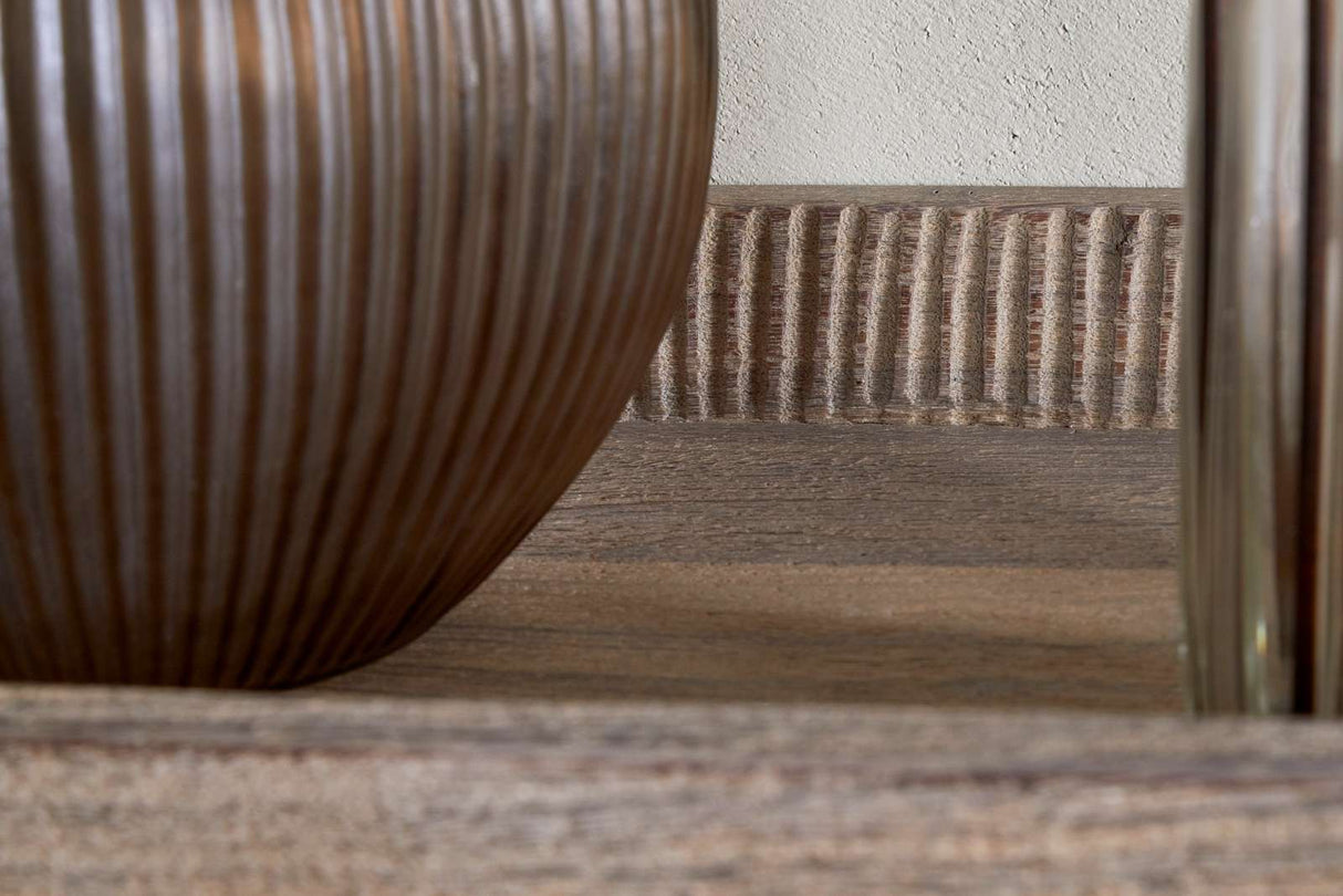 Nkuku Nisha Reclaimed Wood & Iron Console Table Natural