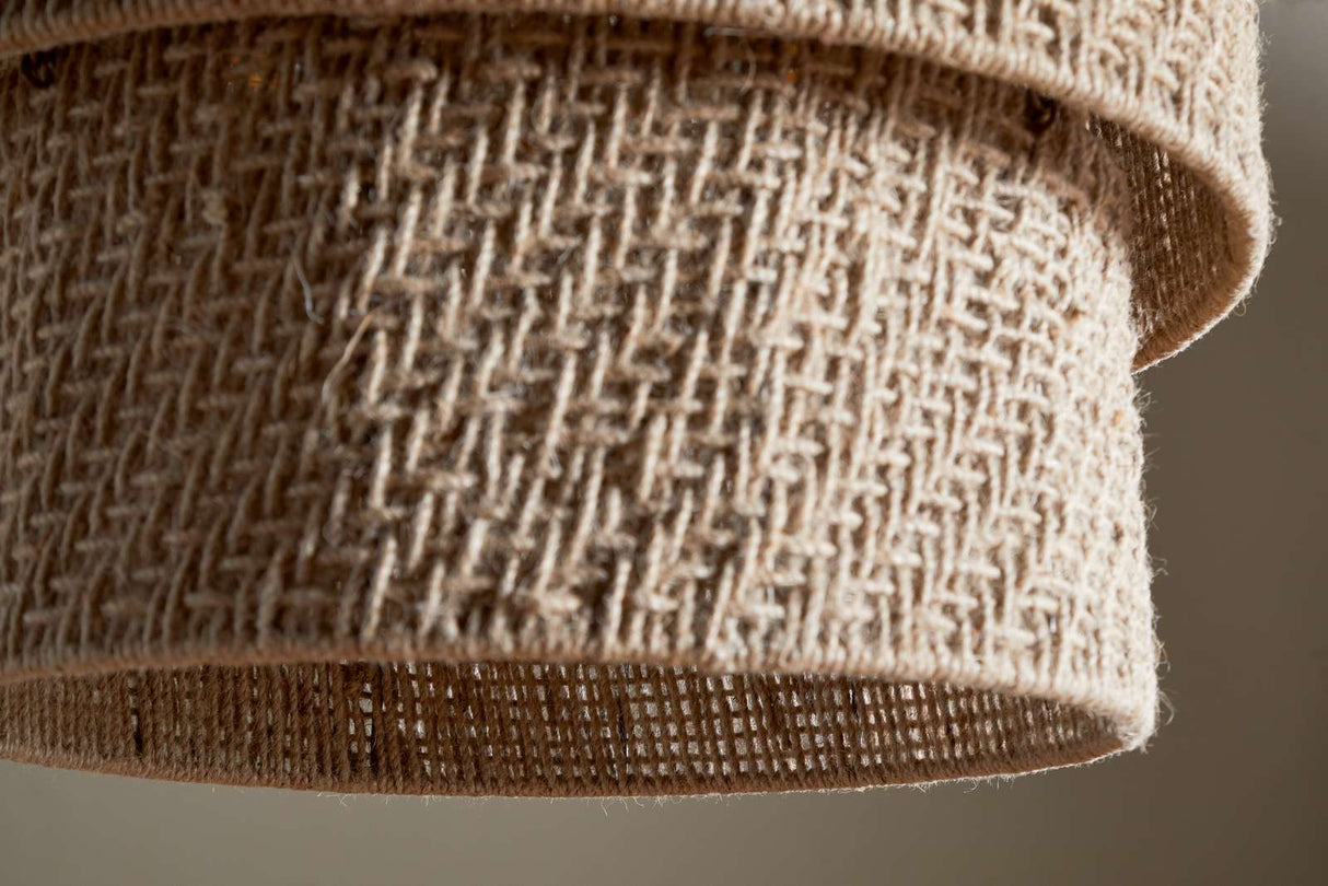 Nkuku Thimba Woven Jute Chandelier Natural