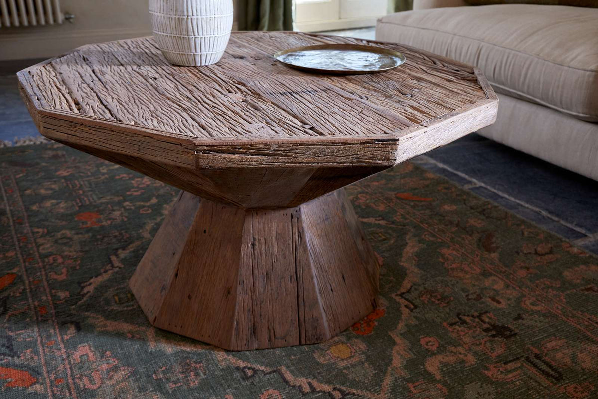 Nkuku Juhi Reclaimed Wood Coffee Table Natural