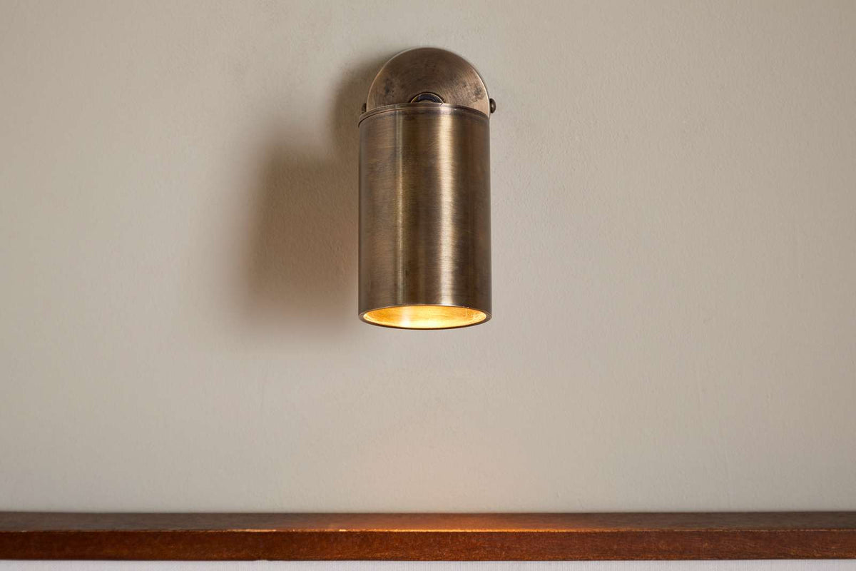 Nkuku Boni Directional Spot Light Aged Antique Brass