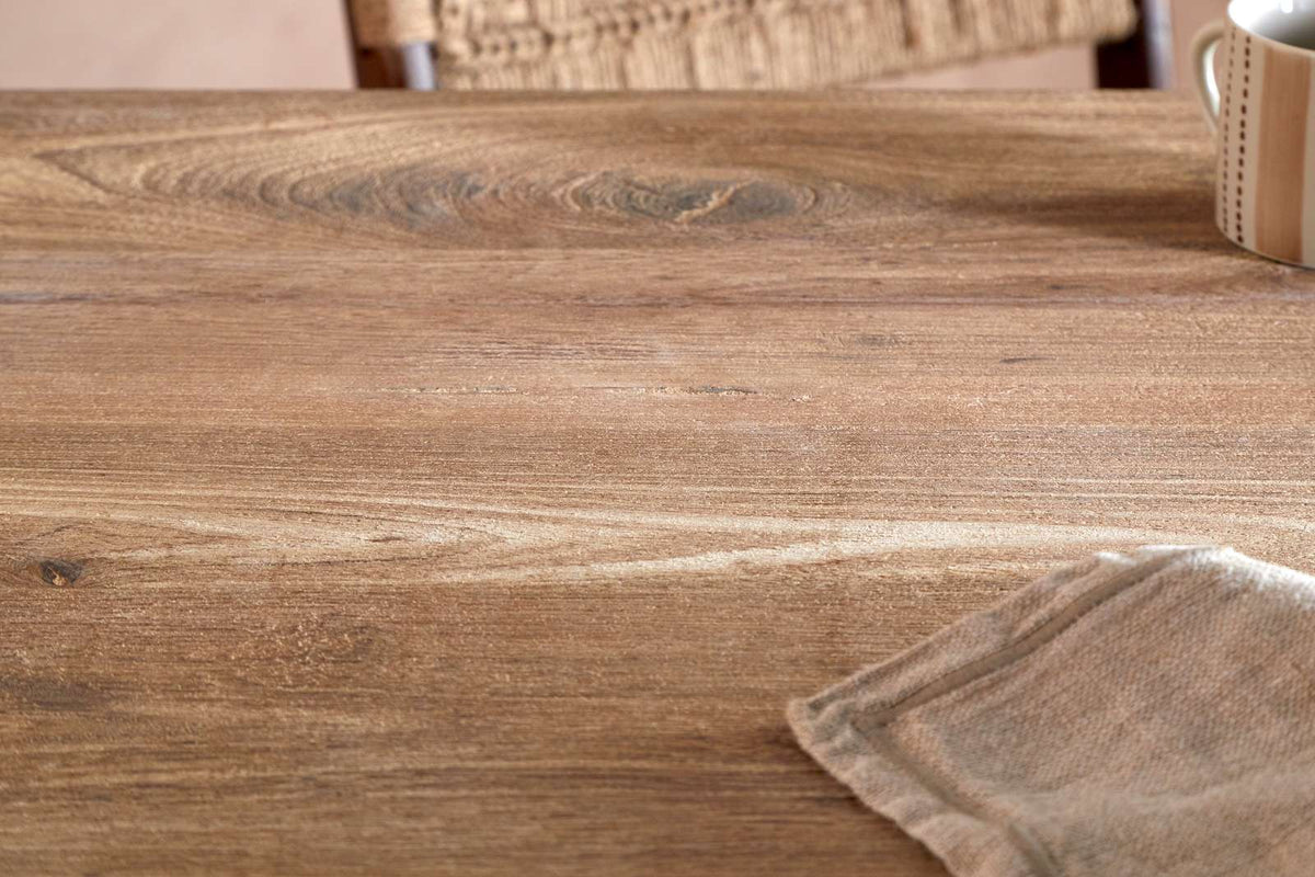 Nkuku Tivu Reclaimed Wood Kitchen Island Natural