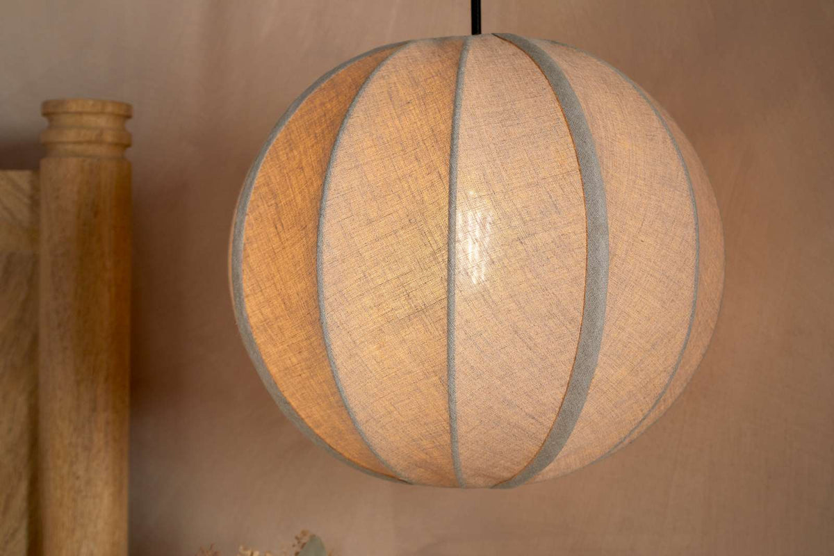 Nkuku Dharini Linen Lampshade 30cm Natural Small