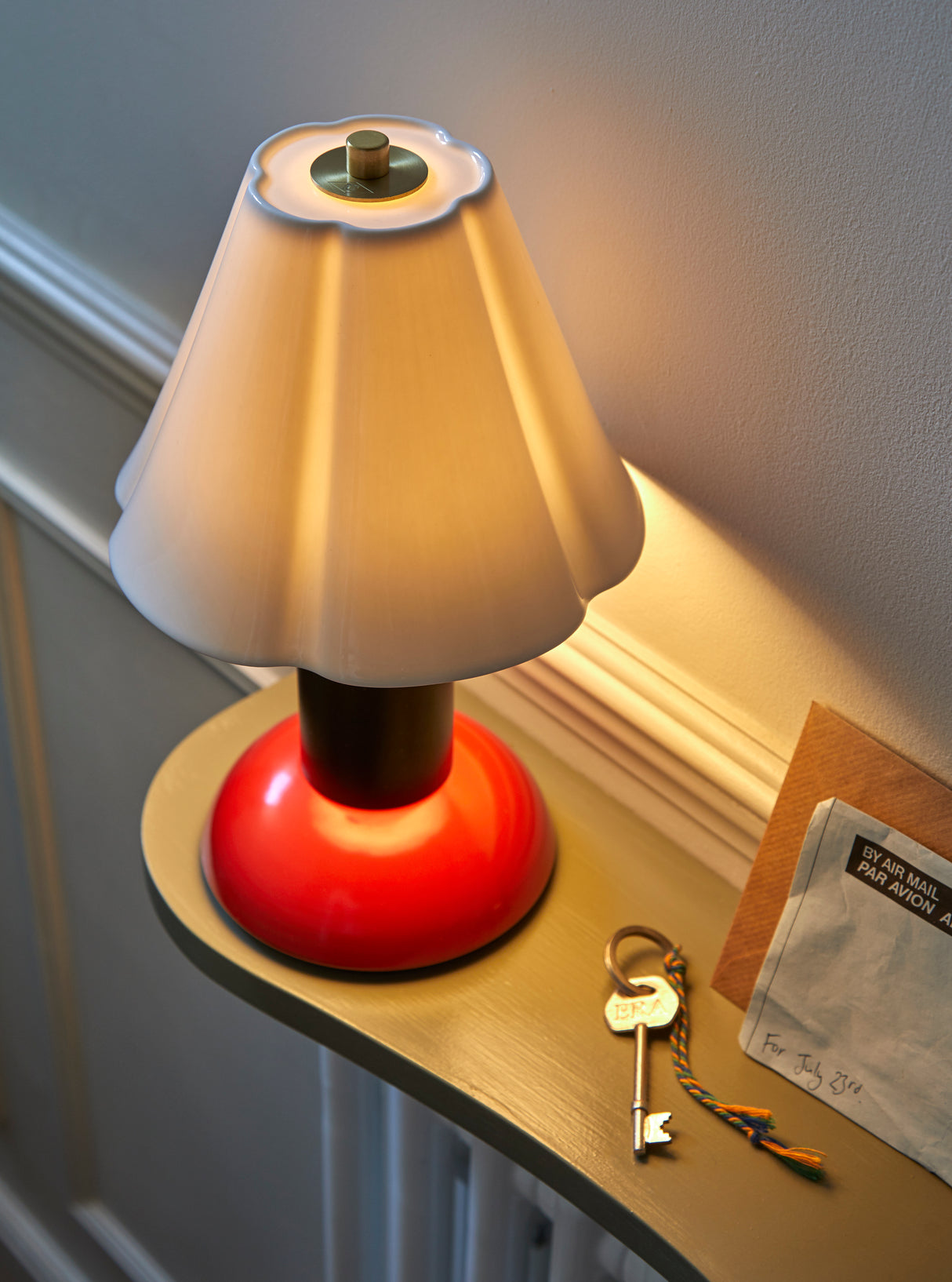 Original BTC Blossom Portable Lamp Rusty Red