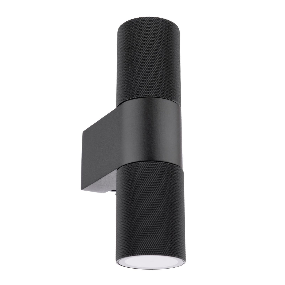 Dar Obi 2 Light Outdoor Wall Light Matt Black IP54