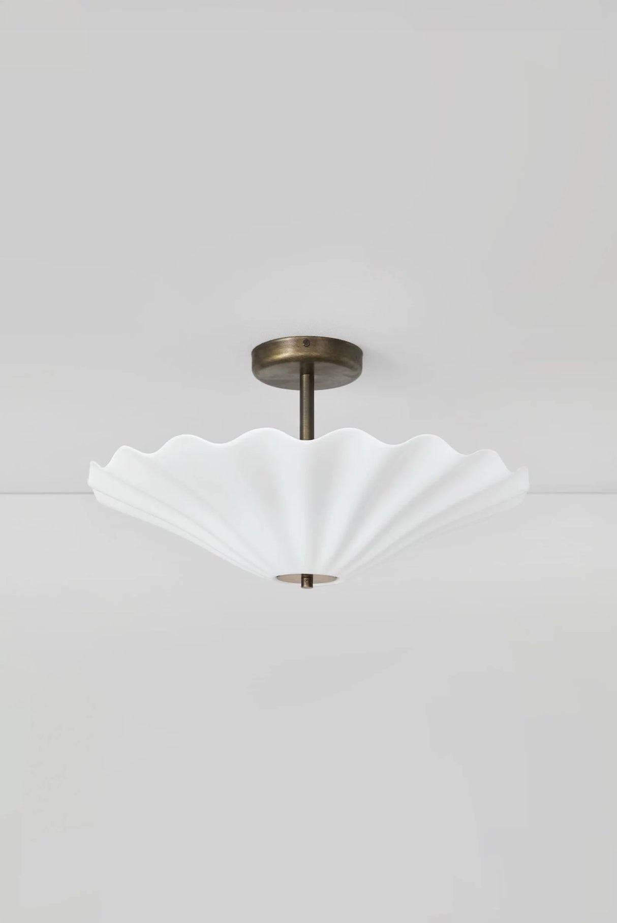 Original BTC Christie Semi Flush Ceiling Light