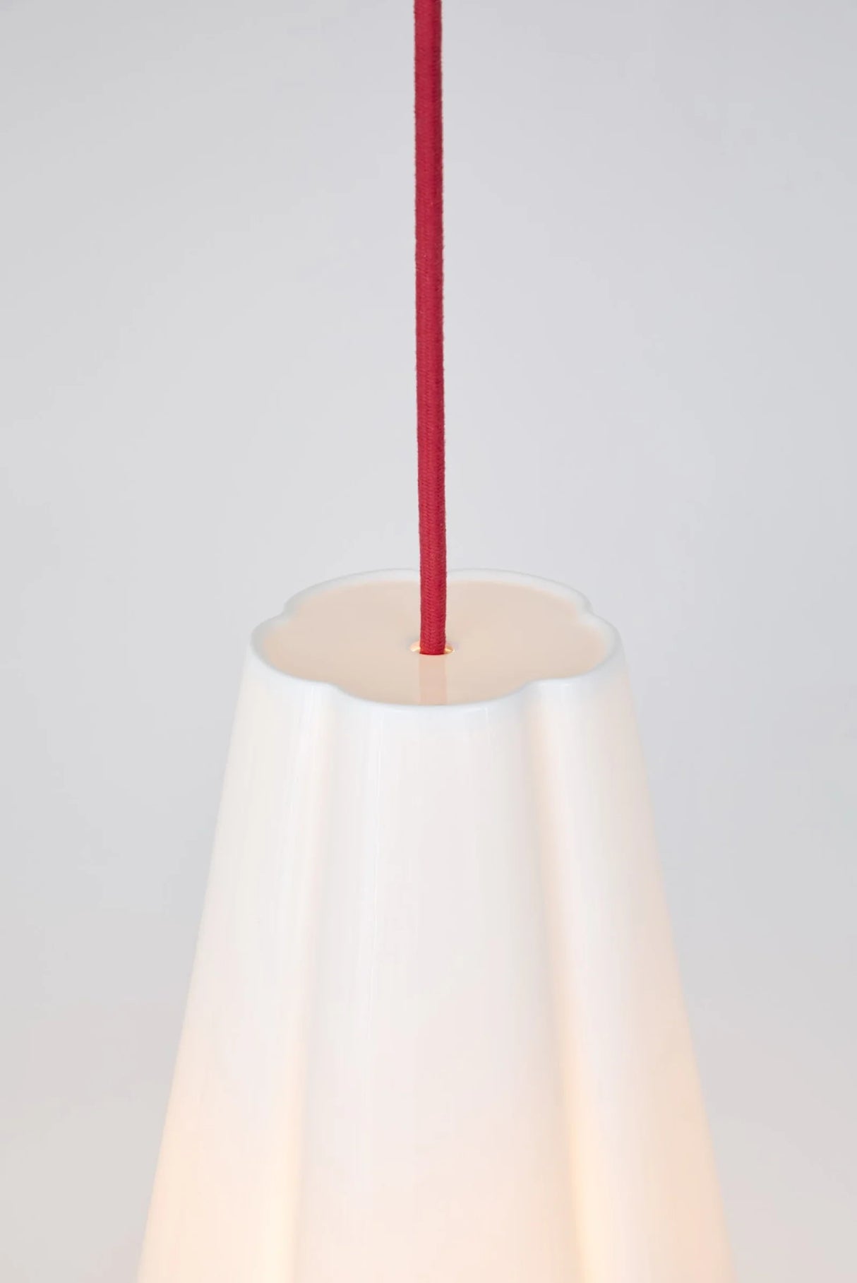 Original BTC Blossom Pendant Size 2 Red Cable