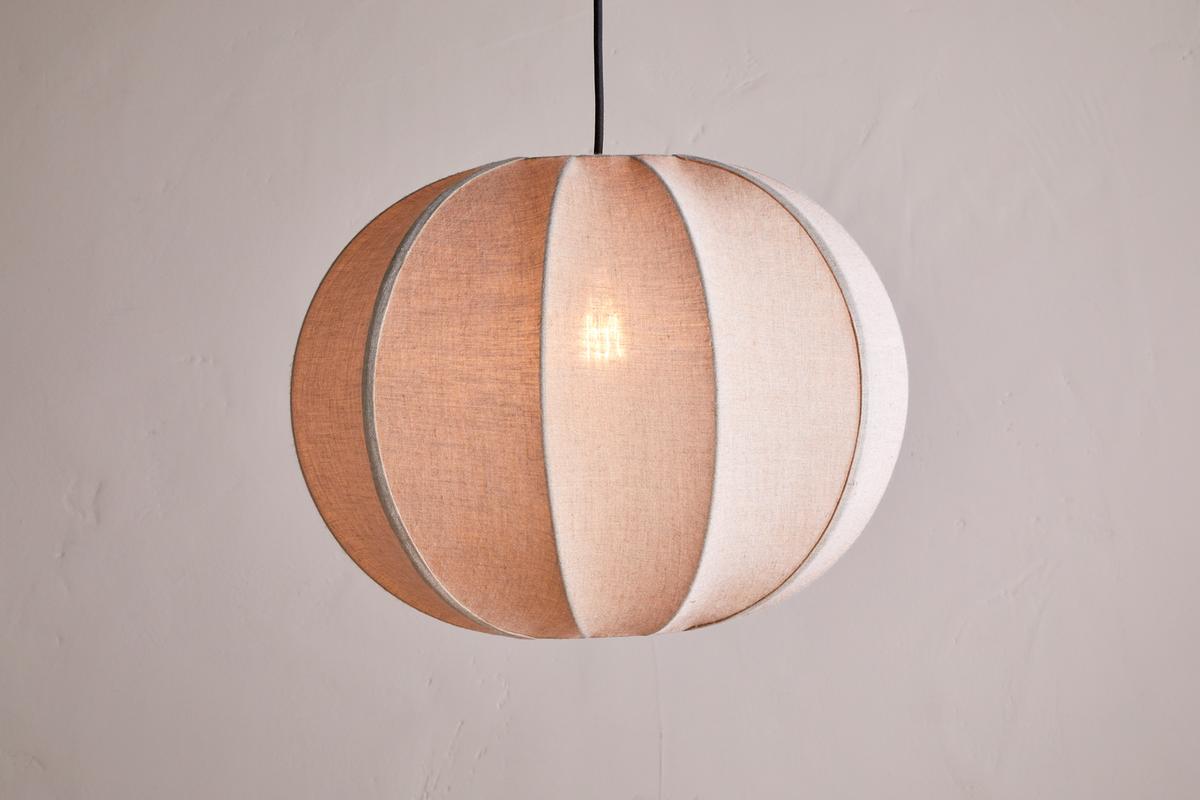 Nkuku Orisa Linen Lampshade Off White