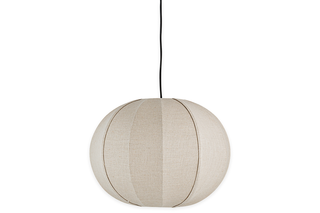 Nkuku Orisa Linen Lampshade Off White