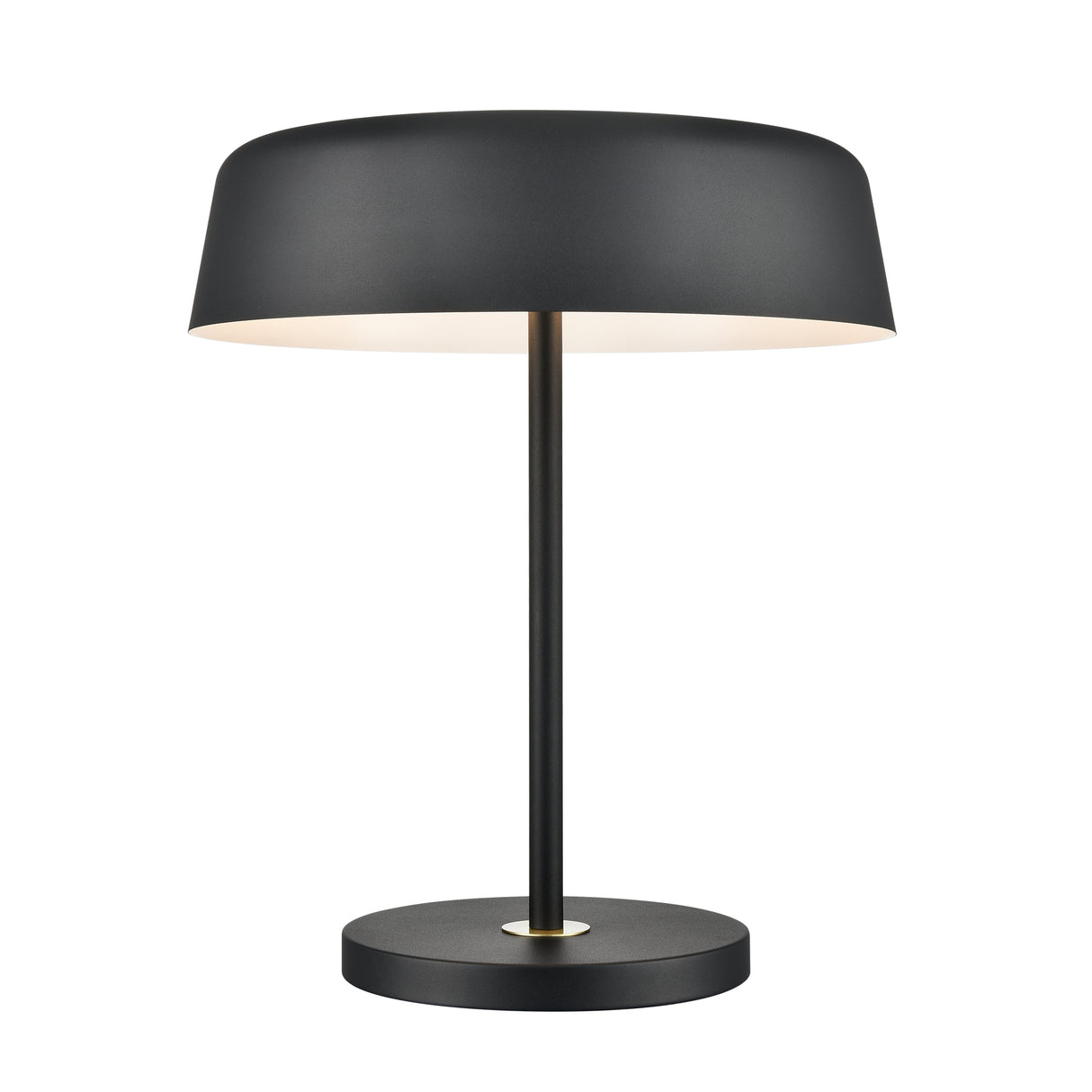 Franklite Otto Matt Black Table Lamp