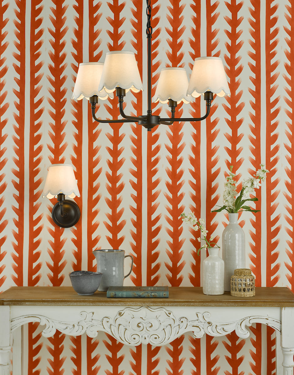 Dar Padme Wall Light Matt Black Bracket Only