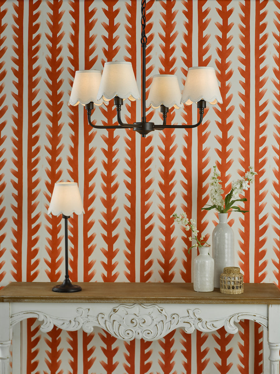 Dar Padme Table Lamp Matt Black Base Only