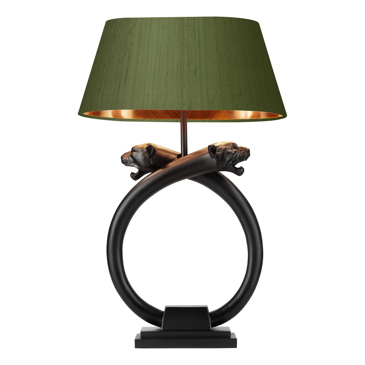 David Hunt Panther Table Lamp Base Black