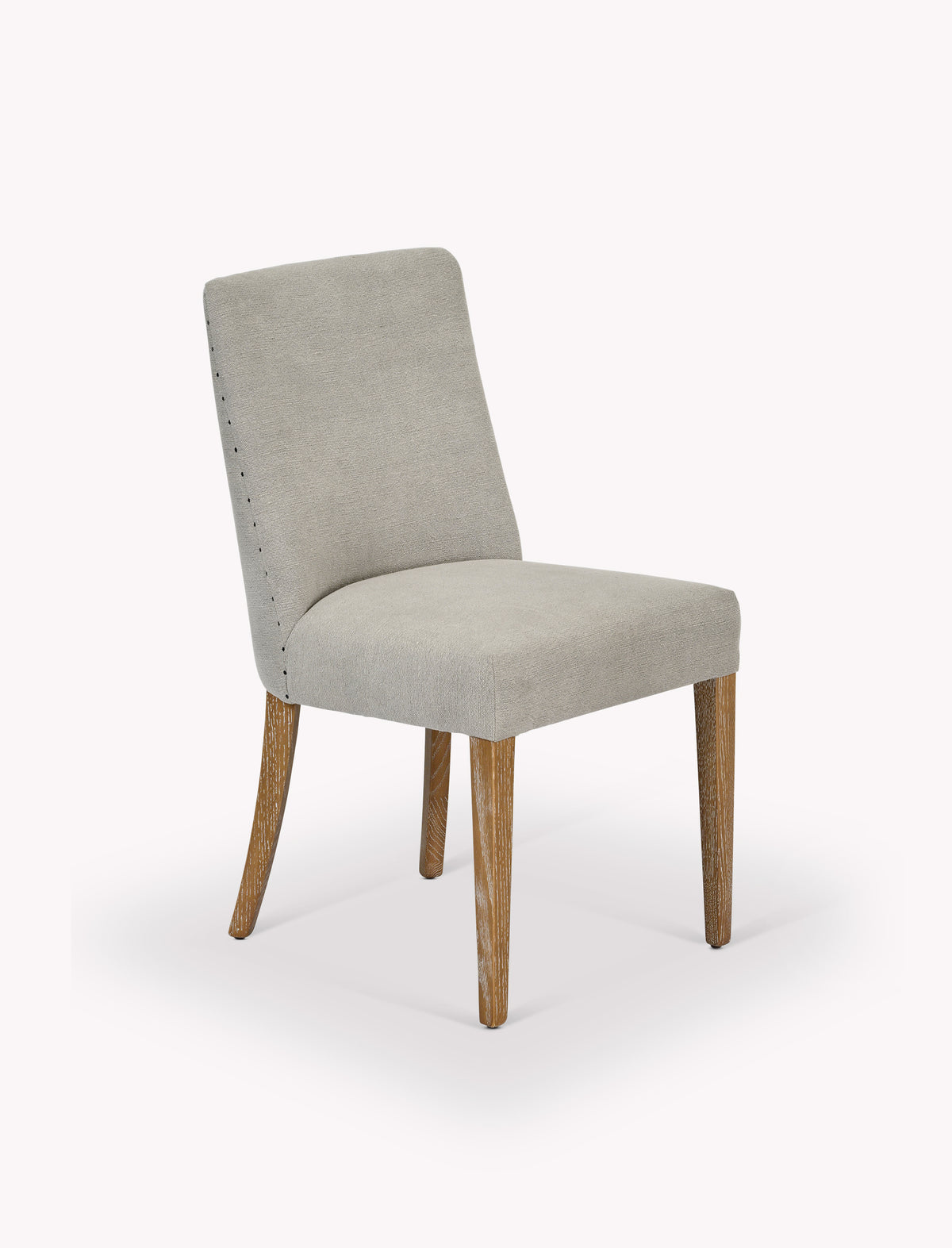 Garden Trading Wraysbury Dining Chair Ash Wood, Grey, Set of 2