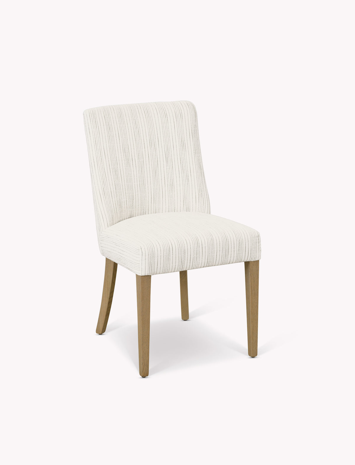 Garden Trading Wraysbury Dining Chair Ash Wood, Natural Stripe, Set of 2
