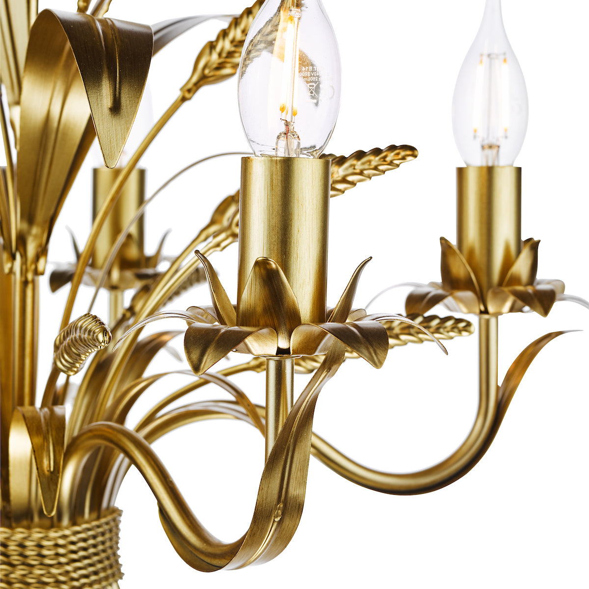 Dar Phaedra 5 Light Pendant Gold